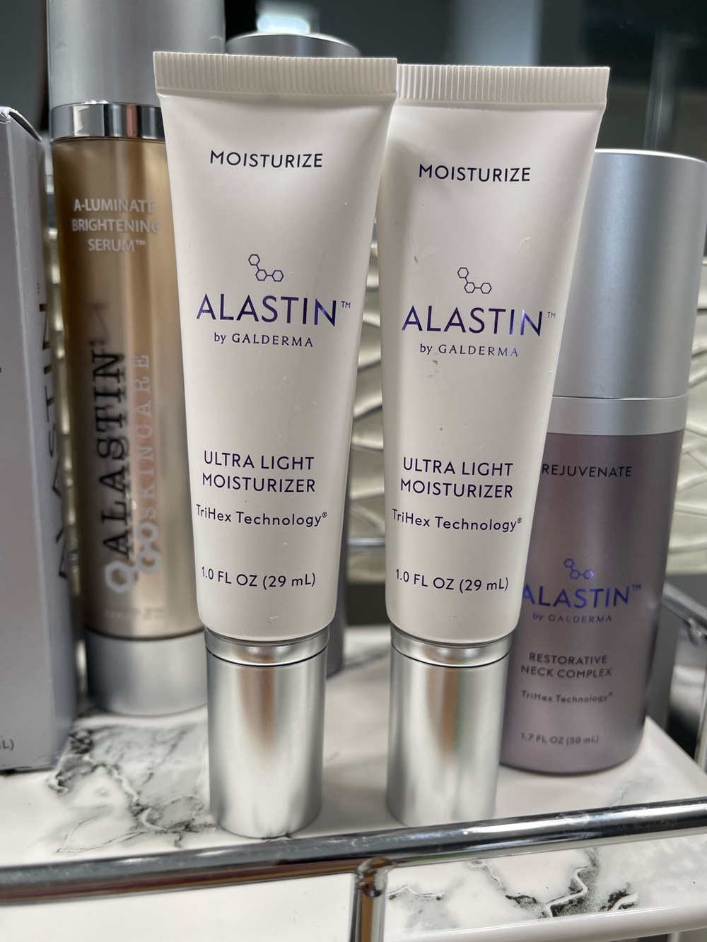 Two Travel-Size Tubes of Alastin Ultra Light Moisturizer